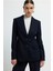 Çizgili Blazer Ceket C.lacivert 11944644001 5