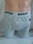Gri %100 Pamuk Likralı Rahat Kullanışlı Erkek Boxer 5