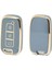 Hyundai IX35 Santa Fe Sonata Elantra Smart Kumanda Kılıfı Oto Anahtarlık 3 Tuşlu Gri Renk 1