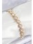 Pirinç Zirkon Taşlı Daire Baget Model Gold Renk Vıp Seri Kadın Bileklik - TJ-BB7514 1