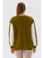 Kolları Şerit Detaylı Oversize Sweatshirt Olıve 5