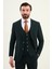 Dokulu Slim Fit Mono Yaka Erkek Takım Elbise 1