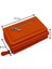 Saxa Kağıt Para ve Bol Kart Bölmeli Hakiki Deri Kadın Kartlık Cüzdan - Turuncu 1
