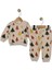 244265 Unisex Bebek Ahlat Ağaç Desenli Şardonlu 2'li Takım 1