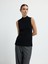 Dik Yaka Triko Bluz Siyah 11545595000 1
