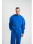 Uzun Kol Bisiklet Yaka Basic Sweatshirt - Mavi 2