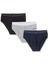 Erkek Iç Giyim 3'lü Siyah & Lacivert & Gri Slip Çamaşır L1.ER.O04.S007 1