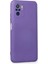 Xiaomi Redmi Note 10 Kılıf Nano Içi Kadife Silikon - Mor (K95) 2