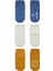 Basic Kaymaz Penye Soket Çorap 3lü BS10106 Indigo Ekru Hardal 2