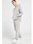 Clup Fleece Gx Trk Suit Erkek Pamuklu Gri Eşofman Takımı 1