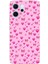 Oppo Reno 14F Uyumlu Pembe Minik Kalpler Baskılı Silikon Kılıf 1