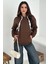Kadın Fular Detaylı Kapüşonlu Sweatshirt – Casual Charm 1