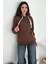 Kadın Fular Detaylı Kapüşonlu Sweatshirt – Casual Charm 3
