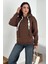 Kadın Fular Detaylı Kapüşonlu Sweatshirt – Casual Charm 4