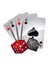 Poker Iskambil Kağıdı Sticker - Araba Oto Motosiklet Araç Sticker 00093 1