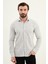 Çizgili Slim Fit Uzun Kollu Erkek Gömlek 1