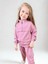 Fermuarlı Kargo Cepli Kız Çocuk Takım Pembe 2
