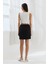 Incili Kısa Etek Sıyah 5