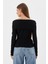 Madonna Yaka Bluz Sıyah 5