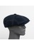 Erkek Kışlık Kaşe Kumaş Desenli Arkası Lastikli Standart Kasket Şapka (Newsboy Cap) 1
