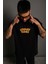 Erkek Dijital Baskılı T-Shirt - Siyah 2