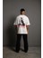 Erkek Oversize Tişört – Beyaz 24/1 Penye Kumaş, Bisiklet Yaka, Ön & Arka Baskılı, Streetwear Tarzı Rahat Büyük Kalıp T-Shirt- Beyaz 3