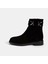 Kadın Siyah Metal Aksesuarlı Süet Bot 3