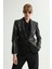 Deri Blazer Ceket Siyah 119L9211001 1