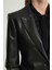 Deri Blazer Ceket Siyah 119L9211001 2