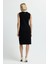 Garnili Kolsuz Triko Elbise Siyah 12445596000 6