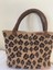 Hasır Leopar Desenli Çanta 2