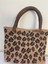 Hasır Leopar Desenli Çanta 4