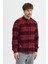 Regular Fit Flanel Flam Dokulu Cepsiz Hakim Yaka Erkek Gömlek 3