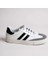 Beyaz Hakiki Deri Bağcıklı Kadın Günlük Sneaker 1