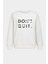 Kadın Şardonlu Slogan Baskılı Oversize Sweatshirt 2