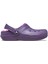 Classic Lined Clog T Çocuk Terlik - Gece Moru 1