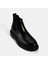 Erkek Siyah Lastikli Deri Bot 5