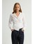 Bağlama Detaylı Gömlek Beyaz 130L9658000 1