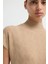 Düşük Kol Triko Bluz Bej 11544351001 1