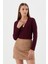 V Yaka Bluz Bordo 1