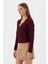 V Yaka Bluz Bordo 3