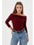 Madonna Yaka Bluz Bordo 1