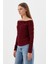 Madonna Yaka Bluz Bordo 4