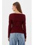 Madonna Yaka Bluz Bordo 5