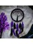 Mor Incili Hayat Ağacı Dream Catcher 1