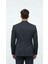 Siyah Çizgili Erkek Kruvaze Blazer Ceket – Italyan Kesim, Şık ve Modern 4