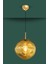 Loş Işıklı Cam Gold Modern Tavan Sarkıt Avize 2