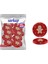 Hijyenik Paketli 10 Adet Kavanoz Kapağı – Yılbaşı Seri – Kırmızı Cookie 82 mm 1
