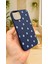 iPhone 12 ve 12 Pro Uyumlu Mavi Boncuk Desenli Silikon Darbe Emici Klasik Korumalı Rubber KILIF277 3