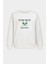 Kadın Premium Kumaş Şardonlu Baskılı Oversize Sweatshirt 2